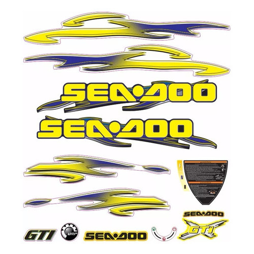 Kit Faixa Adesivo Jet Ski Sea Doo - Gti 720 2005