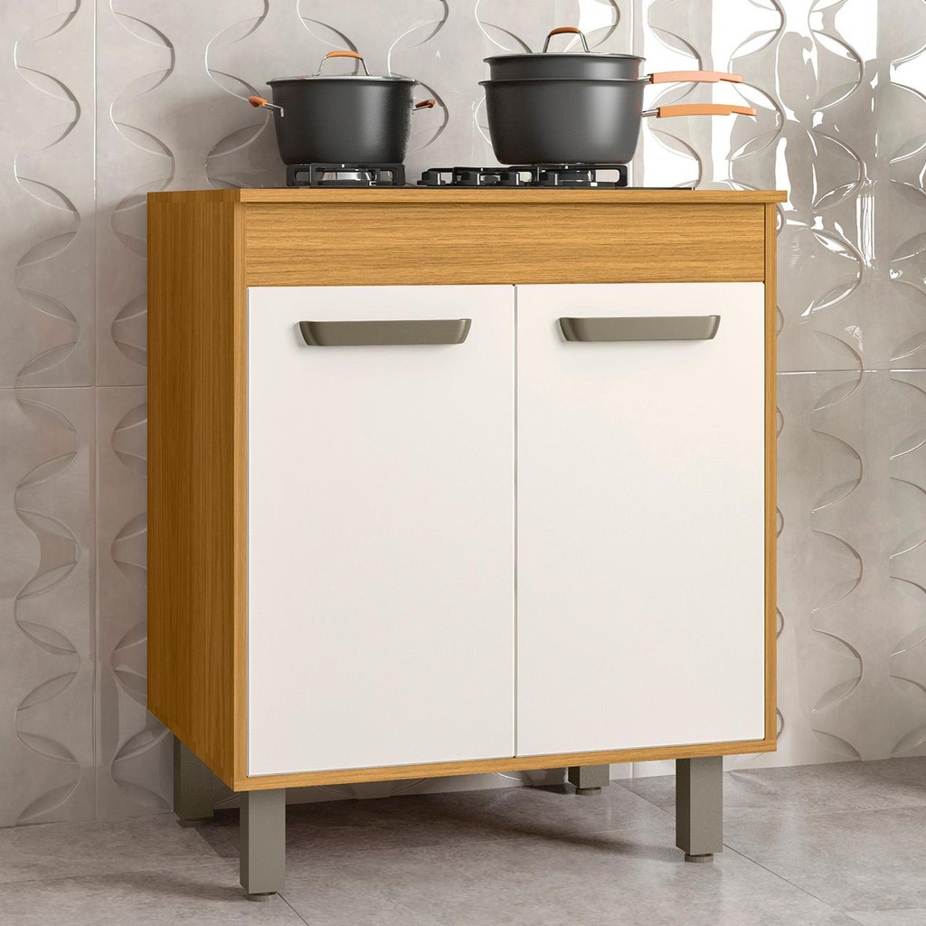 Balcão de Cozinha Cooktop 70cm Emily Freijó/Off Acetinado Z44 - Mpozenato em Oferta na Shopee