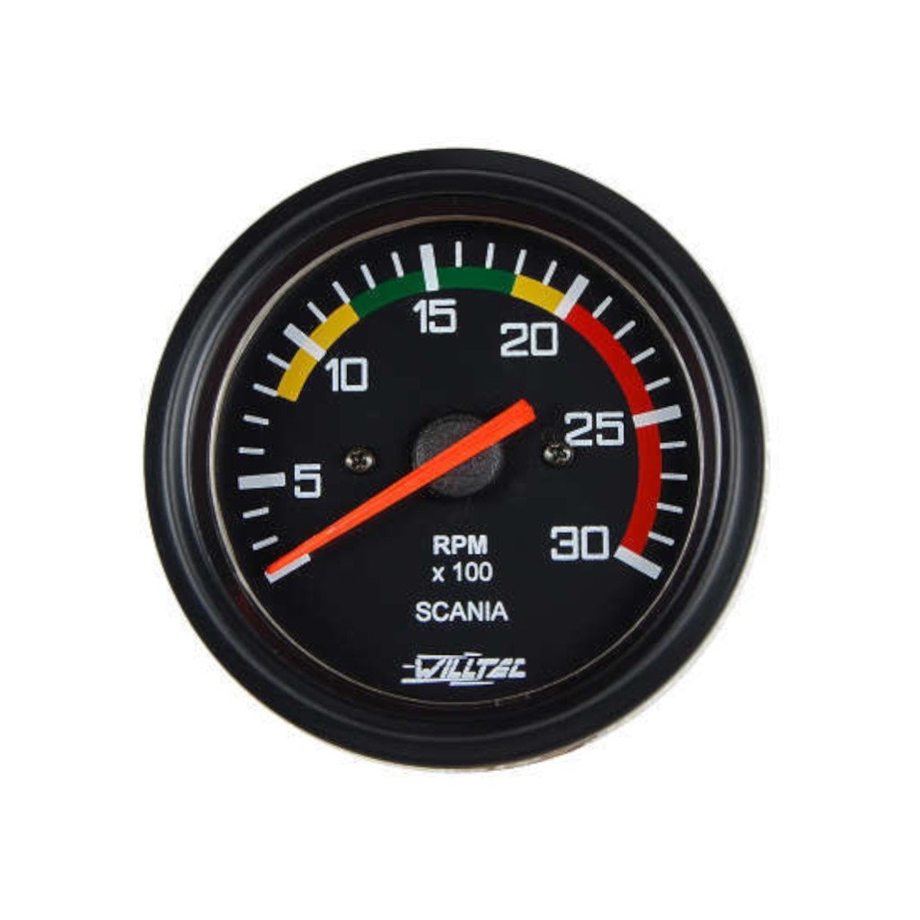 Contagiro Diesel 200-3000 Rpm Bivolt 80mm Preto Scania
