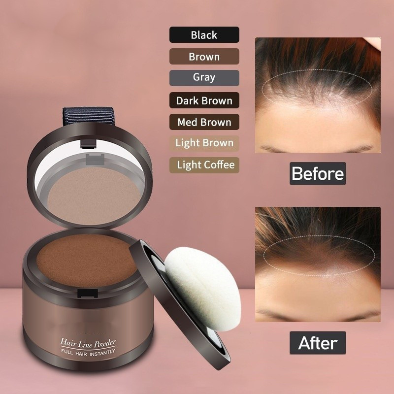 Pó De Sombra De Cabelo/Cosméticos/Reparação Facial Usado Para Testa em Oferta na Shopee