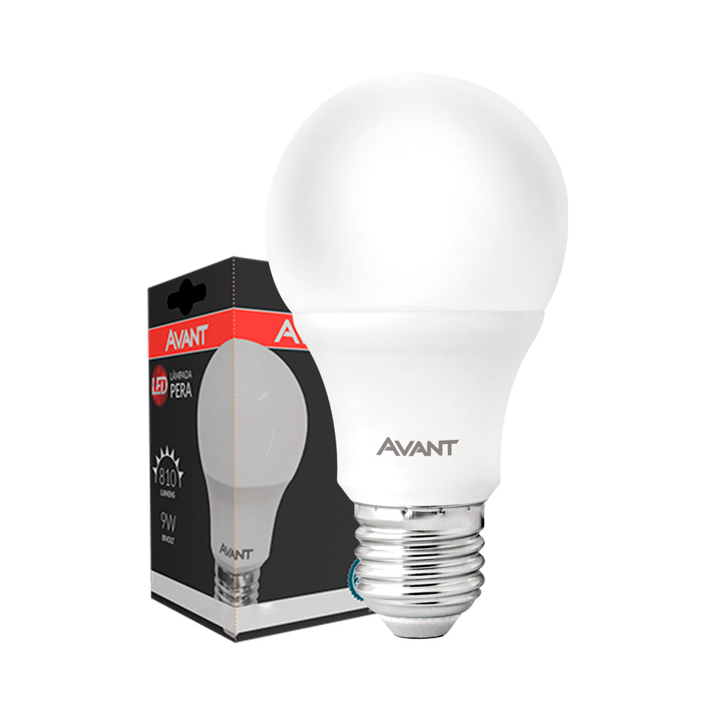 Lampada Led Pera 12w 6500K E27 110v/220v Ip20 Avant em Oferta na Shopee