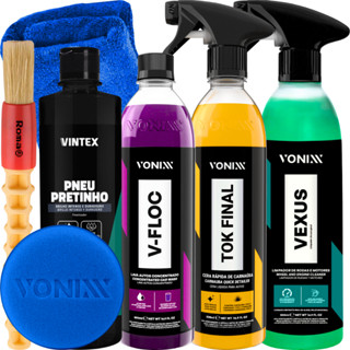 KIT SHAMPOO V-FLOC CERA TOK FINAL VEXUS VONIXX PRETINHO VINTEX em Oferta na Shopee