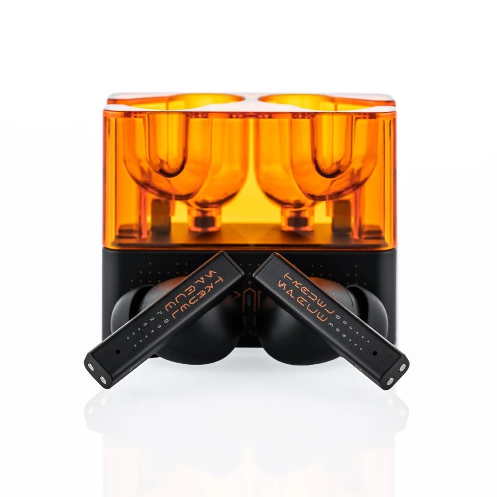 Fone de Ouvido Moondrop Space Travel TWS Preto Bluetooth Profissional Alta Fidelidade Som Hi-Fi Cancelamento de Ruído In