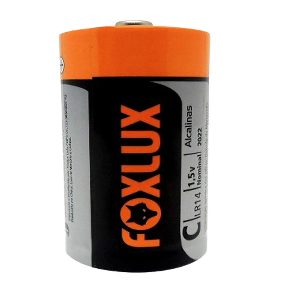 Pilha C Alcalina Foxlux 2Un | Longa duração, energia estável, ideal para lanternas em Oferta na Shopee