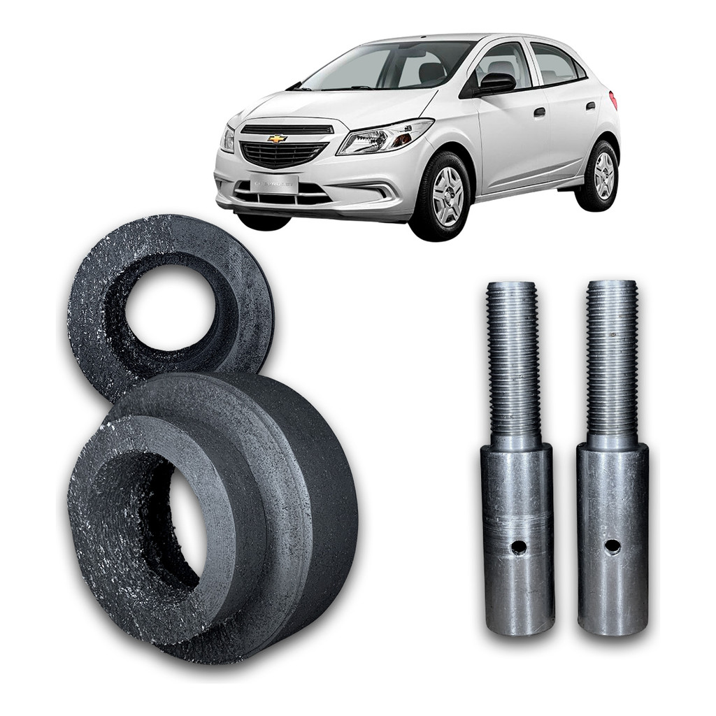 Kit Calço Mola Dianteiro 4cm +Prolongador Onix Até 2019