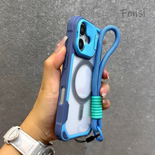 Capa Traseira Transparente De Silicone De Luxo Com Suporte De Câmera Para iPhone 16 15 14 Plus 13 12 Pro Max 11 Alça em Oferta na Shopee