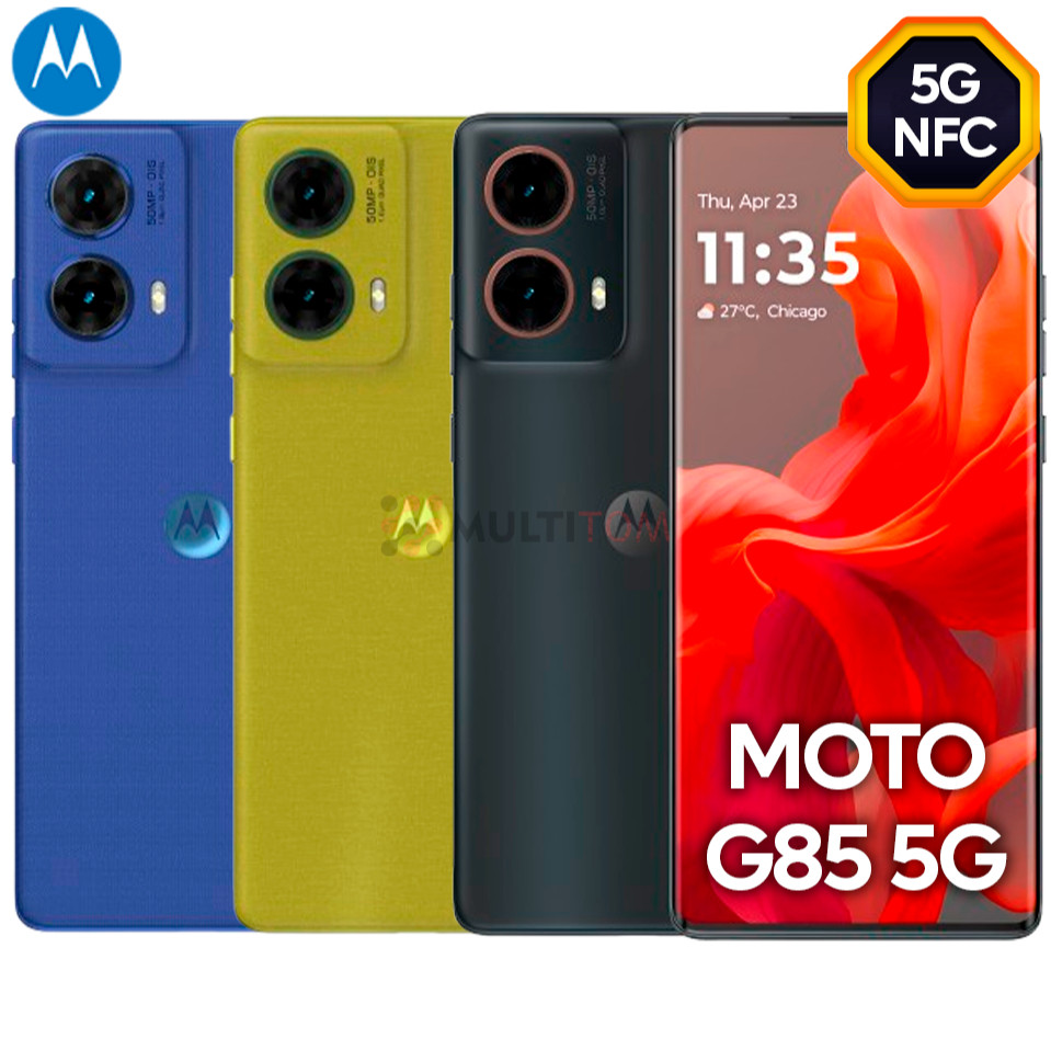 Celular Motorola Moto G85 5G NFC Tela P-OLED 6.7" Curva Câmera 50MP + Frontal 32MP 256GB 1...