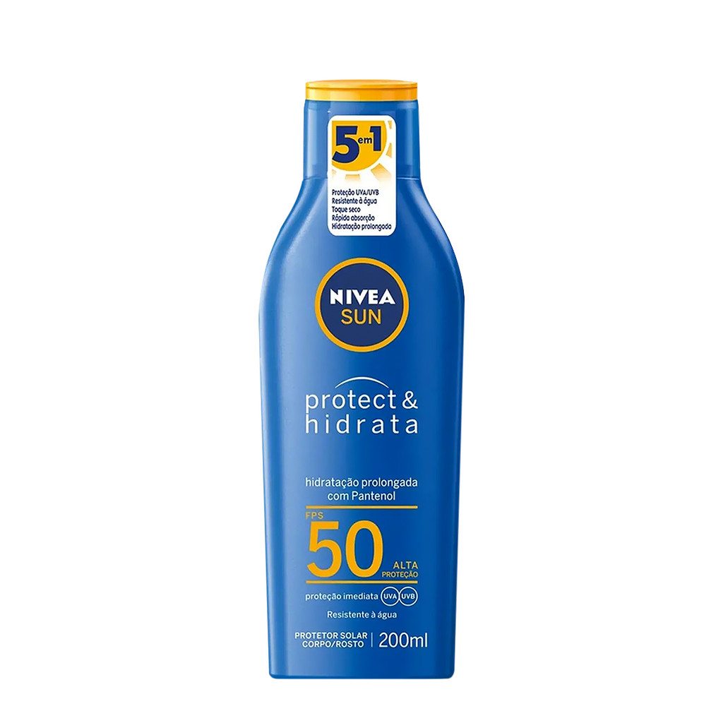 Nivea Sun Protect & Hidrata FPS 50 - Protetor Solar 200ml em Oferta na Shopee