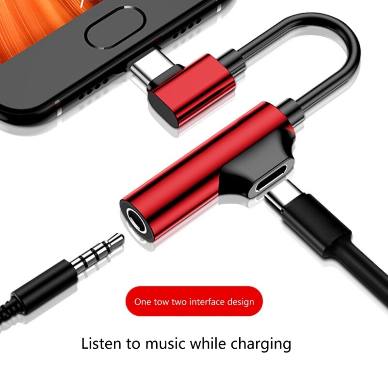 UTAKEE USB C Para Interfaces De 3 5mm Amplificadores De Fone De Ouvido HiFi Som Adaptador Smartphone Tablet