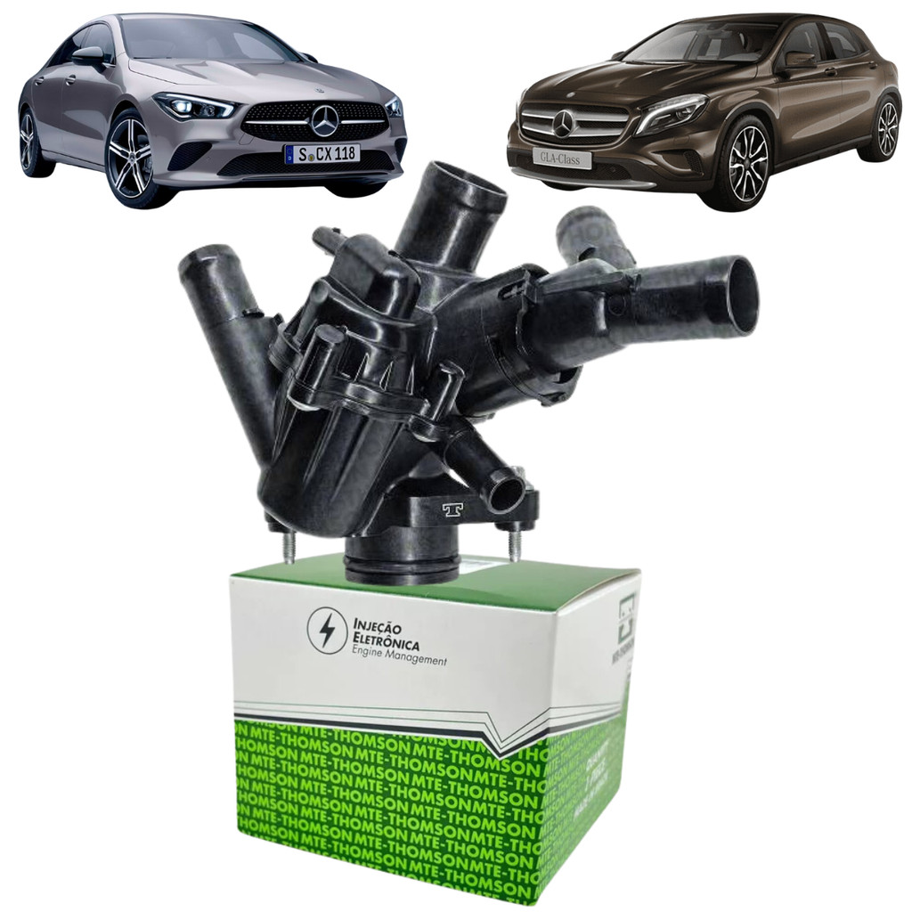 Valvula Termostatica MTE Mercedes-Benz A200 A250 A45 AMG B200 CLA 200 CLA 250 GLA 200 GLA 250 GLA 45 AMG