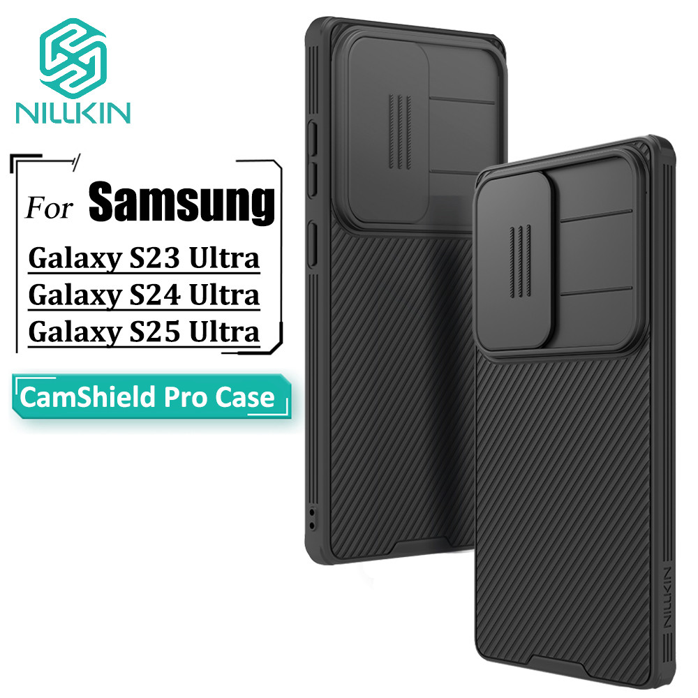 Nillkin CamShield Pro Caso Samsung Galaxy S25 Ultra S24 Ultra S23 Ultra De Telefone Câmera Slider Proteção Caso - Mobile & Gadgets