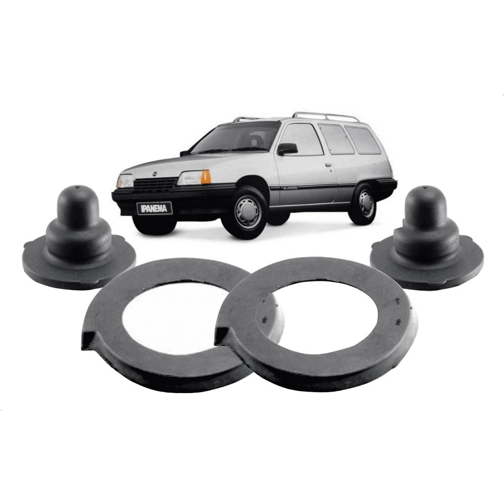 Kit Calço E Batente Mola Suspensão Traseira Ipanema 1990 Até 1997