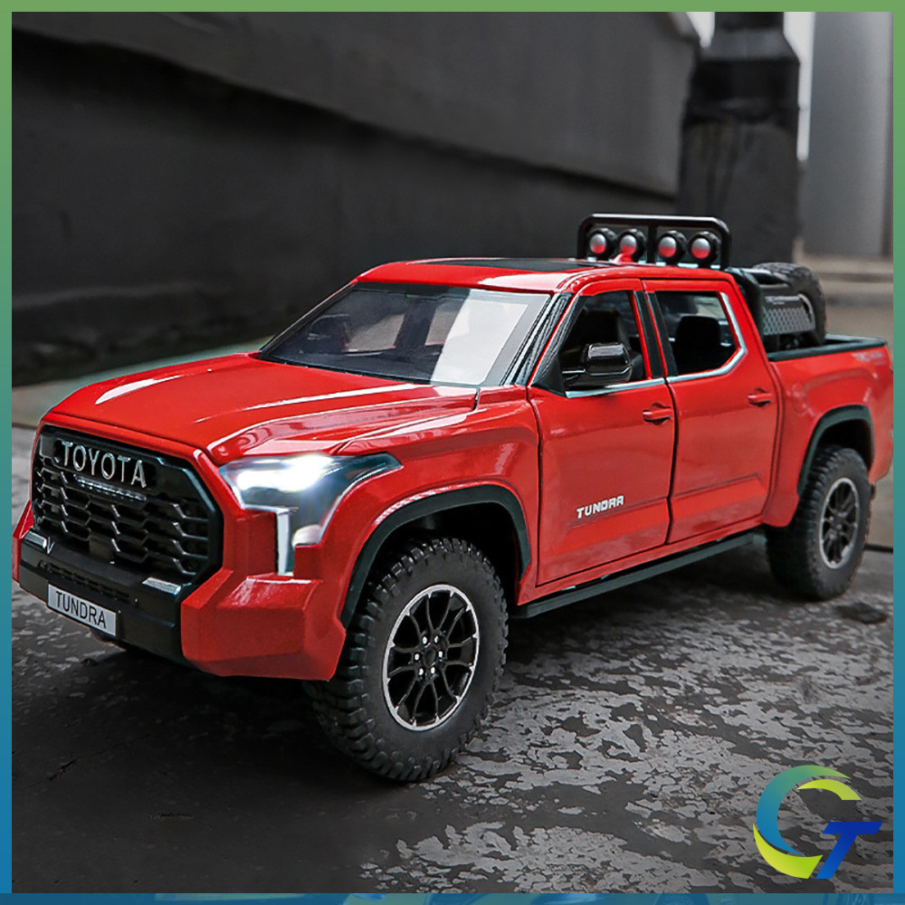 1 : 24 Toyota Tundra Off-Road Diecast Brinquedos Modelo De Carro Carros Liga Coleção De Presente Para Meninos Crianças