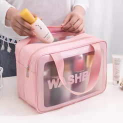 Bolsa Para Maquiagem Grande De Dupla Camada À Prova D'água Marisa