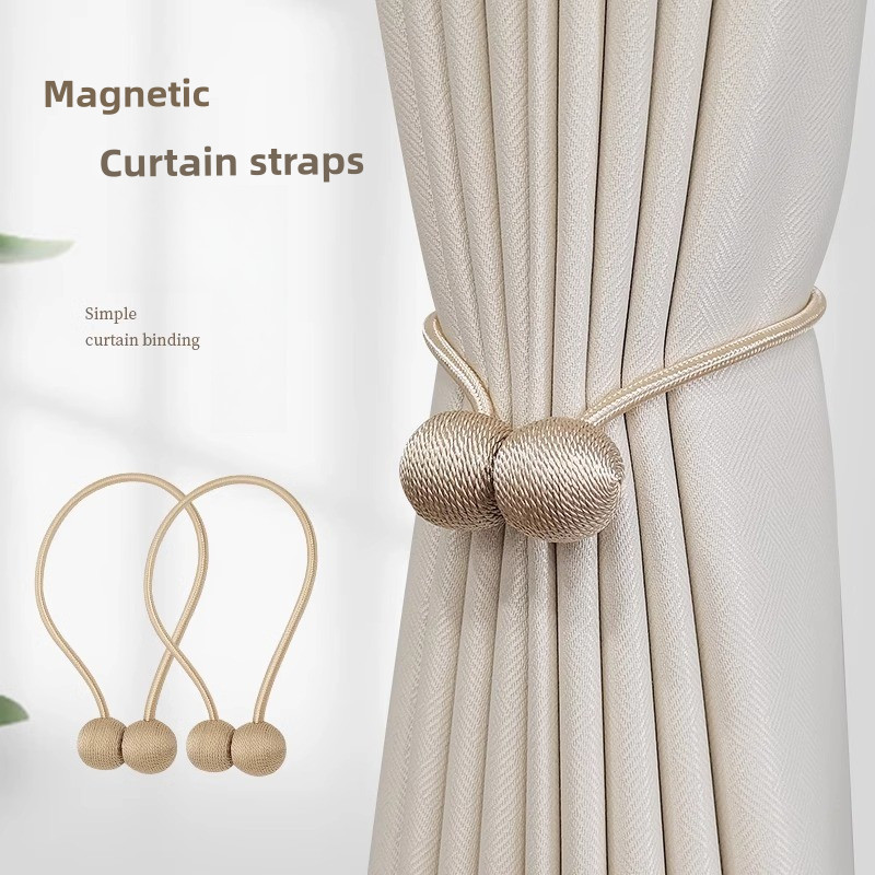 Fivela de Cortina Magnética Moderna | Acessório Decorativo Luxuoso para Sala e Quarto