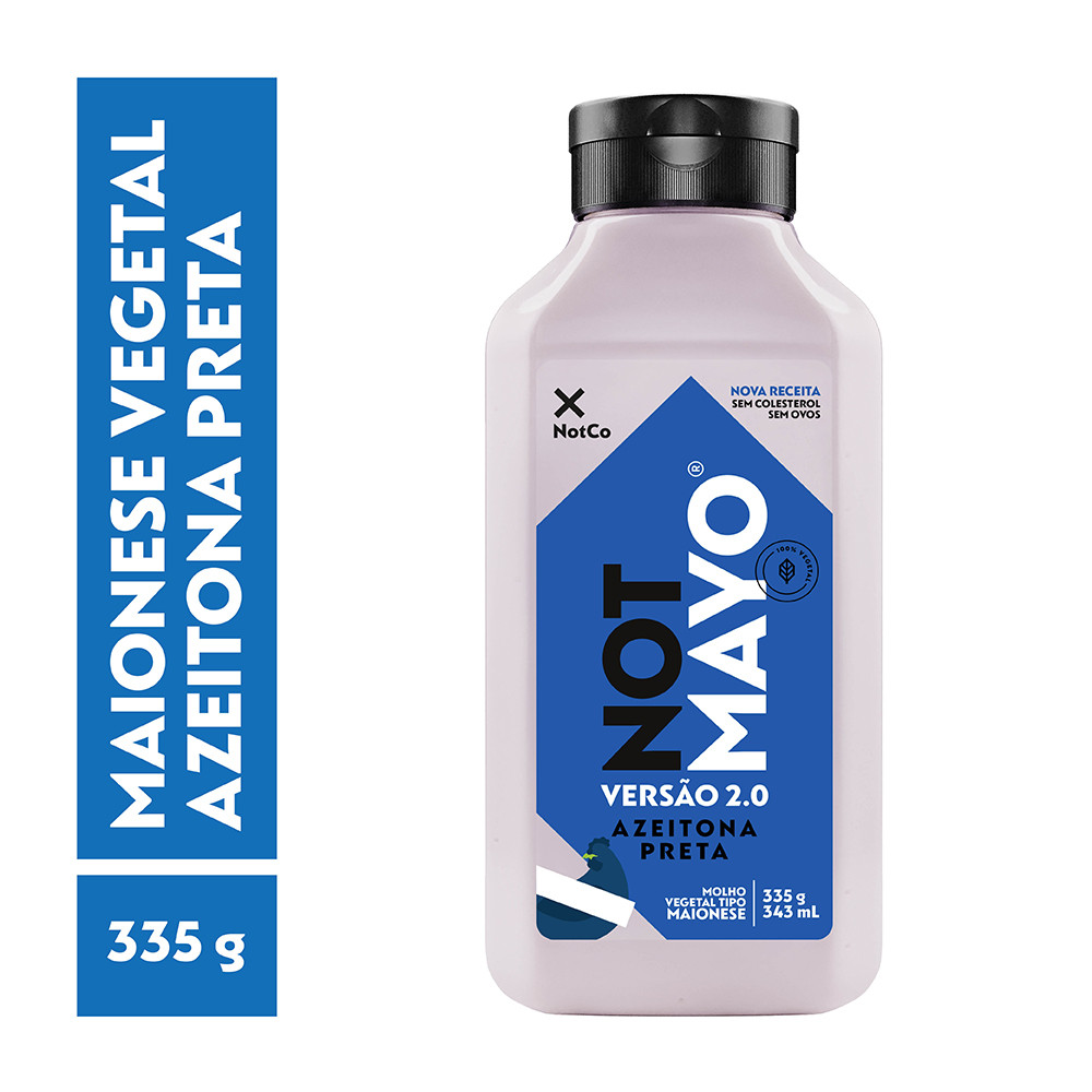 Maionese Vegetal NotCo NotMayo Azeitona Preta Squeeze 335g em Oferta na Shopee