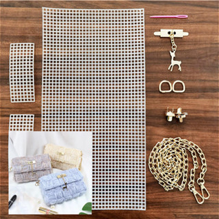 6 Pçs/set Tecelagem Kit De Malha De Plástico Com Fivela De Corrente Fawn Agulha De Costura DIY Bolsa Acessórios Ajudante em Oferta na Shopee