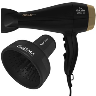 Kit Secador Gold Ion e Difusor Universal em Oferta na Shopee