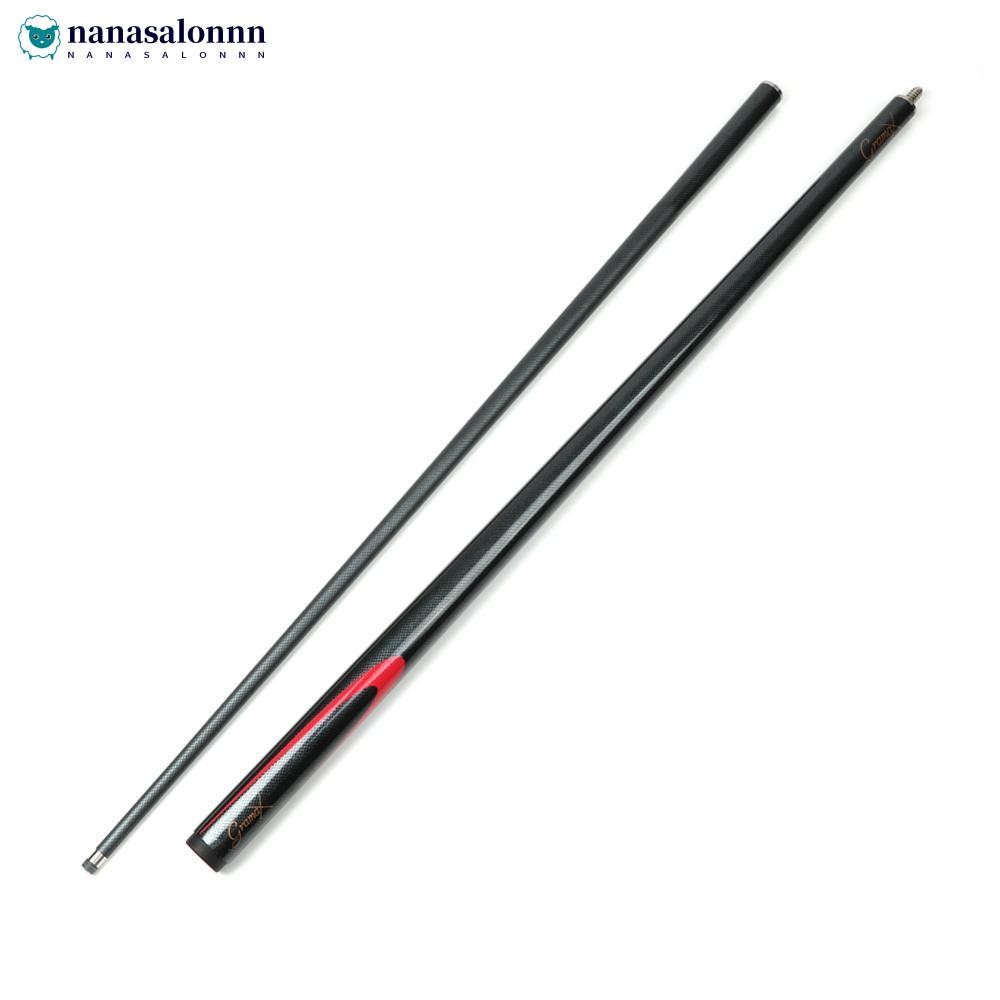 NANASALONNN 1 Peça 145CM 1/2 Taco De Bilhar De Fibra De Carbono Dividido 9MM Cabeça Pequena Sinuca Suprimentos J8M8