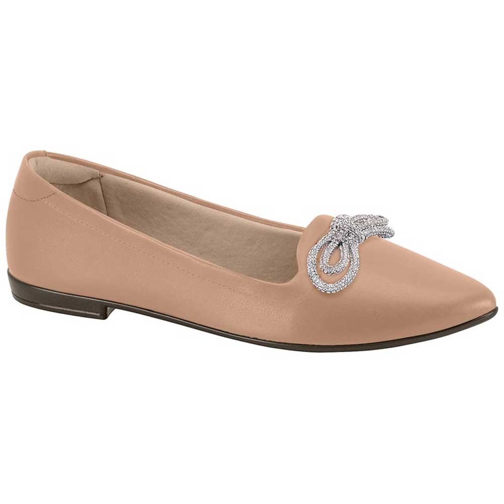Sapatilha Feminina Bico Fino Napa Nude Beira Rio 4136.1109