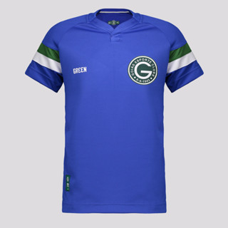 Camisa Gr33n Goiás Treino CT 2024 Infantil Azul em Oferta na Shopee