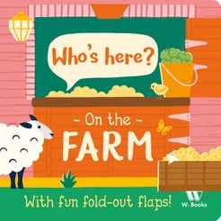 Livro Cartonado Who's here? In the farm W.Books