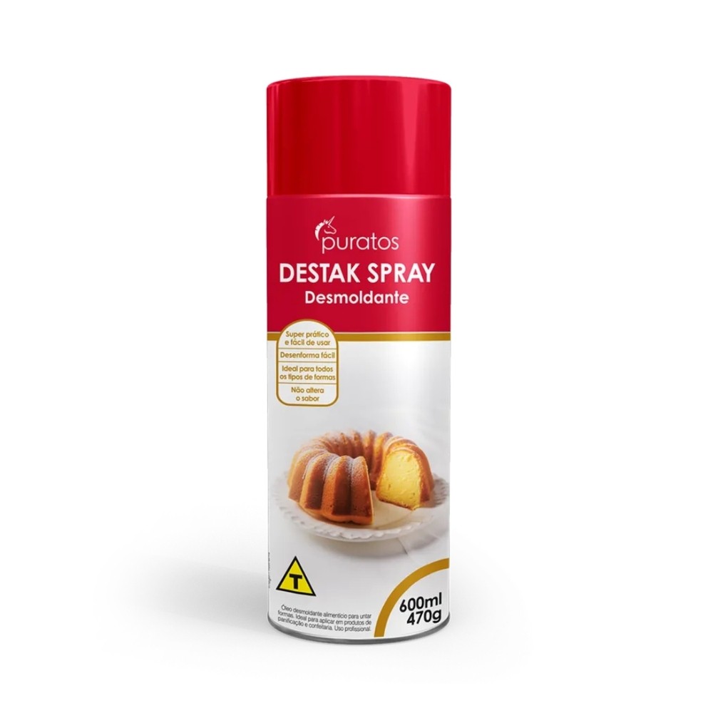 Desmoldante Spray Unta Forma Destak Puratos 600ml em Oferta na Shopee