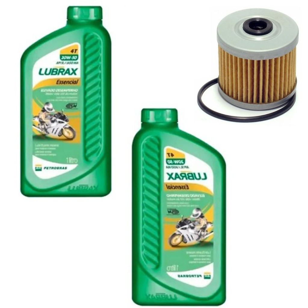 Kit Troca Oleo Filtro Polaris Predator 500 /07 20w50 Lubrax