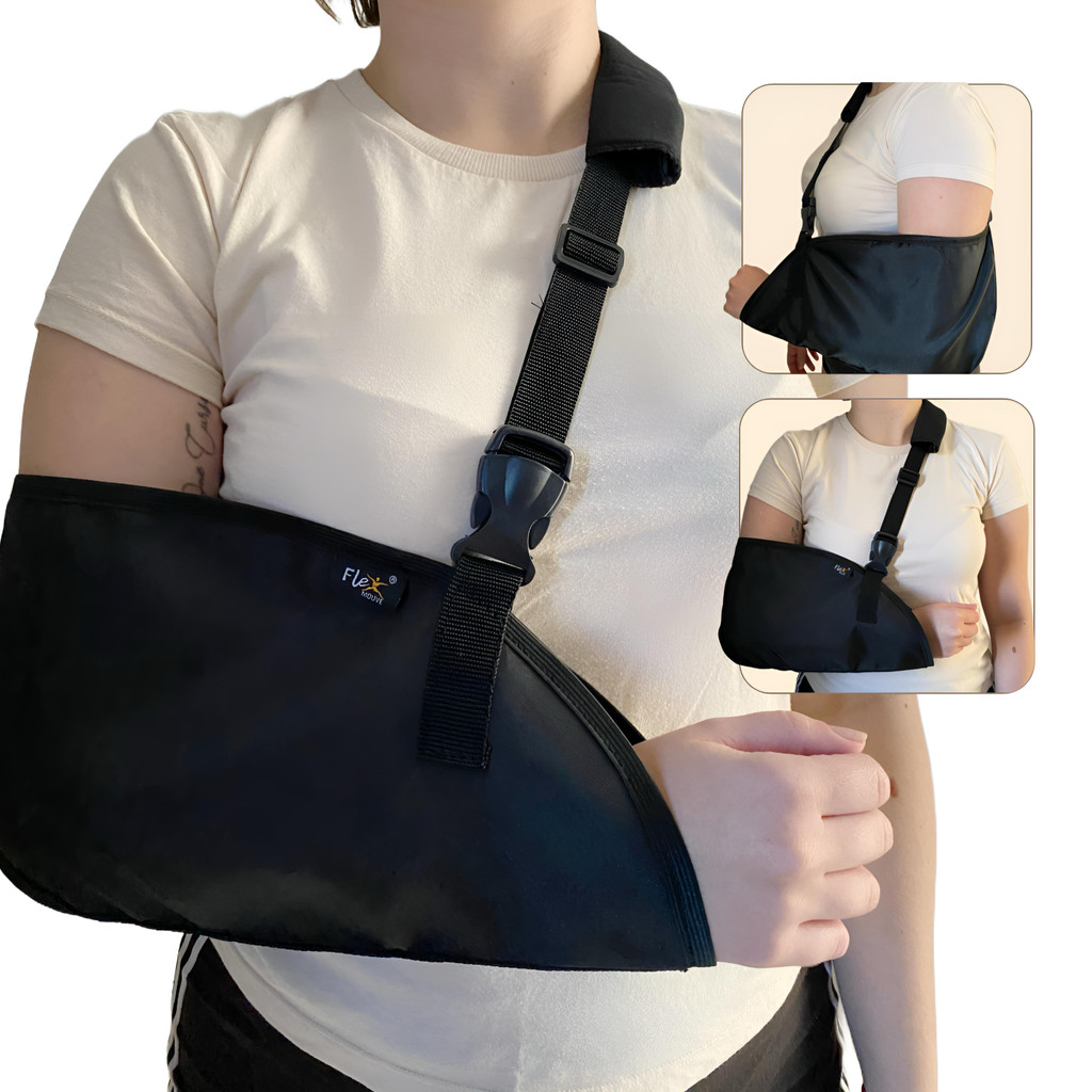 Tipoia Ombro Clavícula Braço Antebraço Imobilizadora Lesões Dor Inchaço Hematoma em Oferta na Shopee
