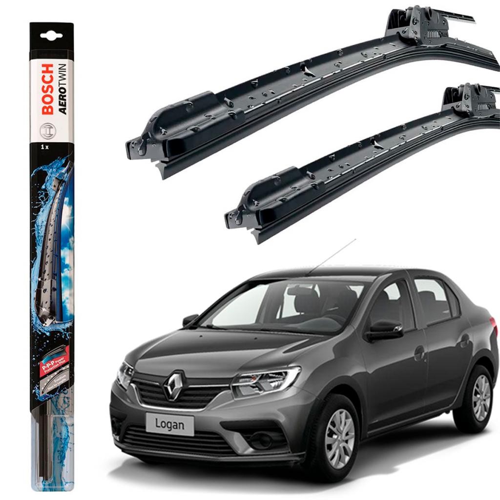 Kit Palheta Dianteira Limpador De Parabrisa Logan 2013 até 2022 Original Bosch em Oferta na Shopee