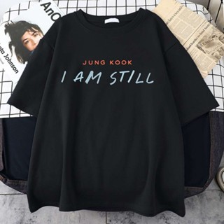 Camiseta I Am Still Jung Kook Unissex em Oferta na Shopee