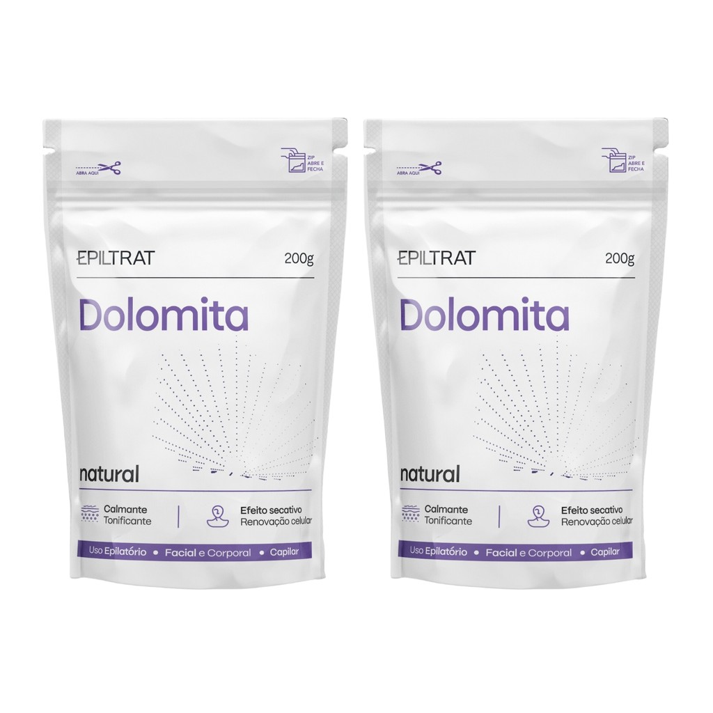 Kit 2 Dolomita Acalma Corpo Rosto Capilar Epiltrat Labotrat em Oferta na Shopee