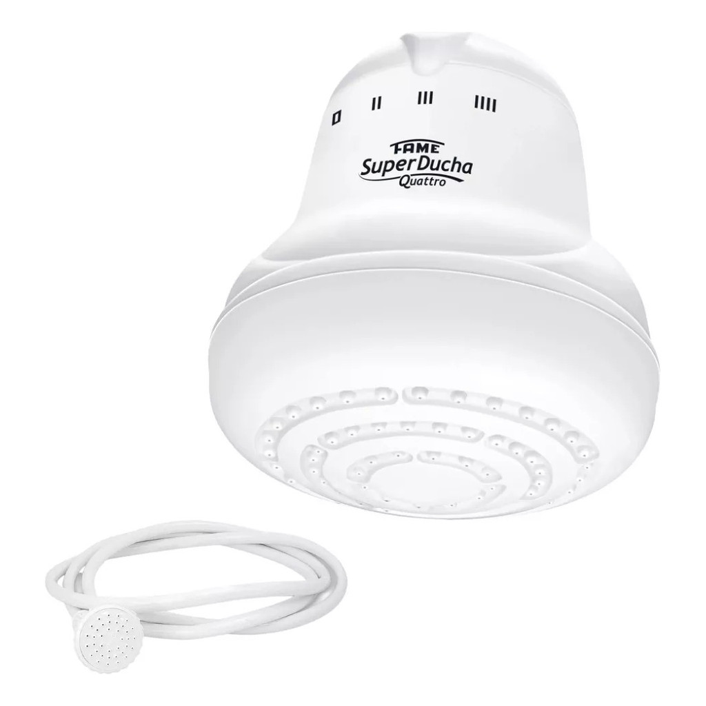 Chuveiro Elétrico Super Ducha Quattro 4T 6800W 220V Branco