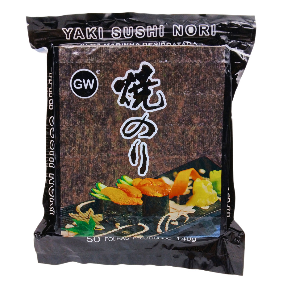 NORI BLACK GW 140G 50 FLS em Oferta na Shopee