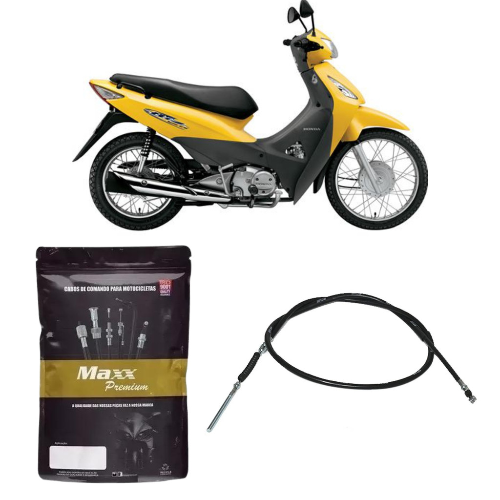 Cabo do Freio em Aço Biz 125 Maxx Premium - 078351 em Oferta na Shopee