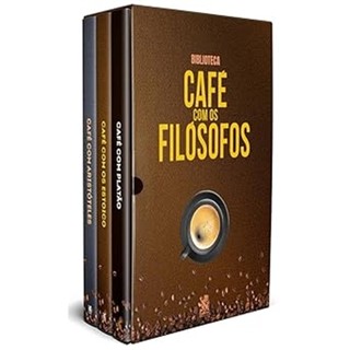 Biblioteca Grandes Filósofos - Café com os Estoicos - Box com 3 Livros em Oferta na Shopee