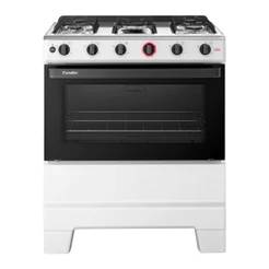 Fogão de Piso 5 Bocas Esmaltec F5IAB Ideal Super | Mesa em Aço Inox, Acendimento Automático, Branco, Bivolt