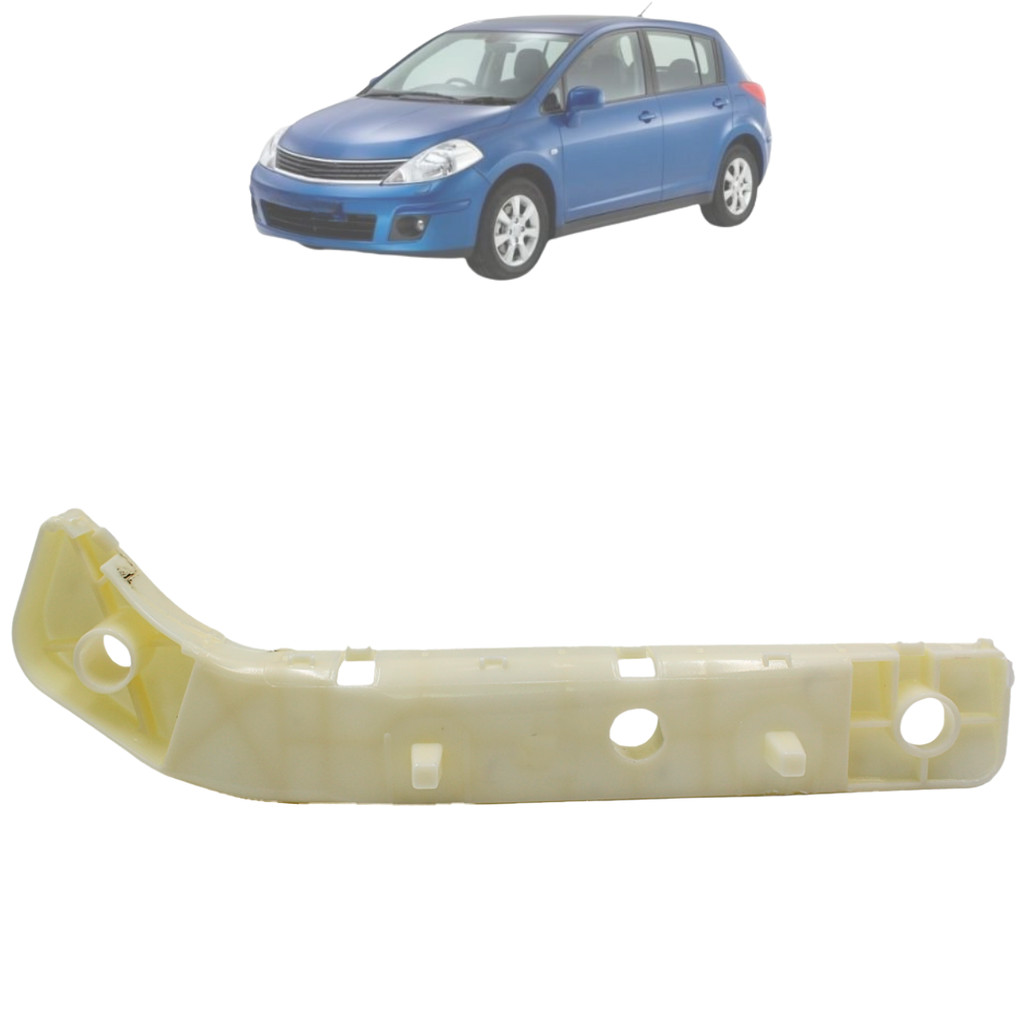 Guia Suporte Para-Choque Tiida 2008 Até 2011 2012 2013 Traseiro
