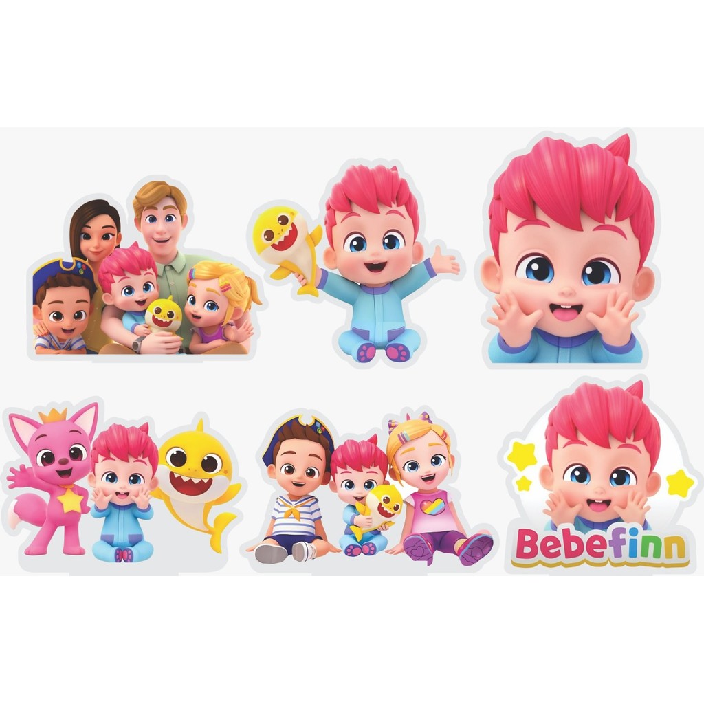 Display de Mesa Kit 6 Peças Para Festa Bebefinn MDF em Oferta na Shopee