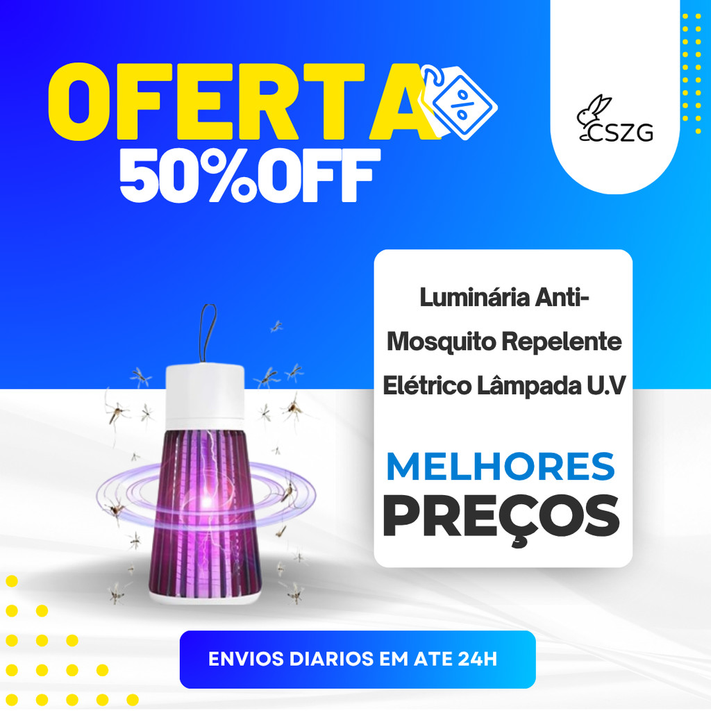 Luminária Anti- Mosquito Repelente Elétrico Lâmpada U.V  Armadilha Para Insetos Direto Cabo USB