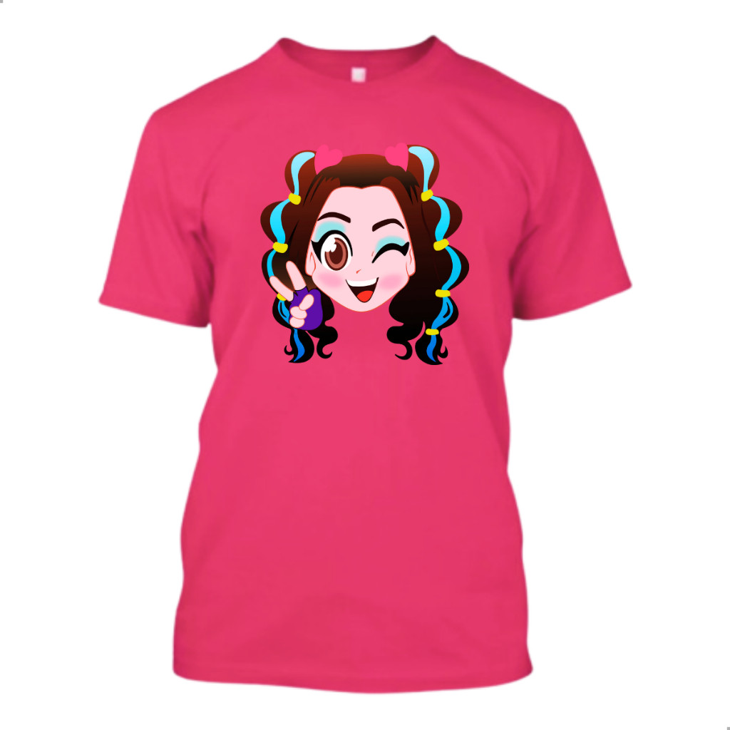 Camiseta Belinha Cantora Infantil Pink Meninas Presentes Juvenil Festas Camisa Youtuber Criança Show Clipes Nova Coleção