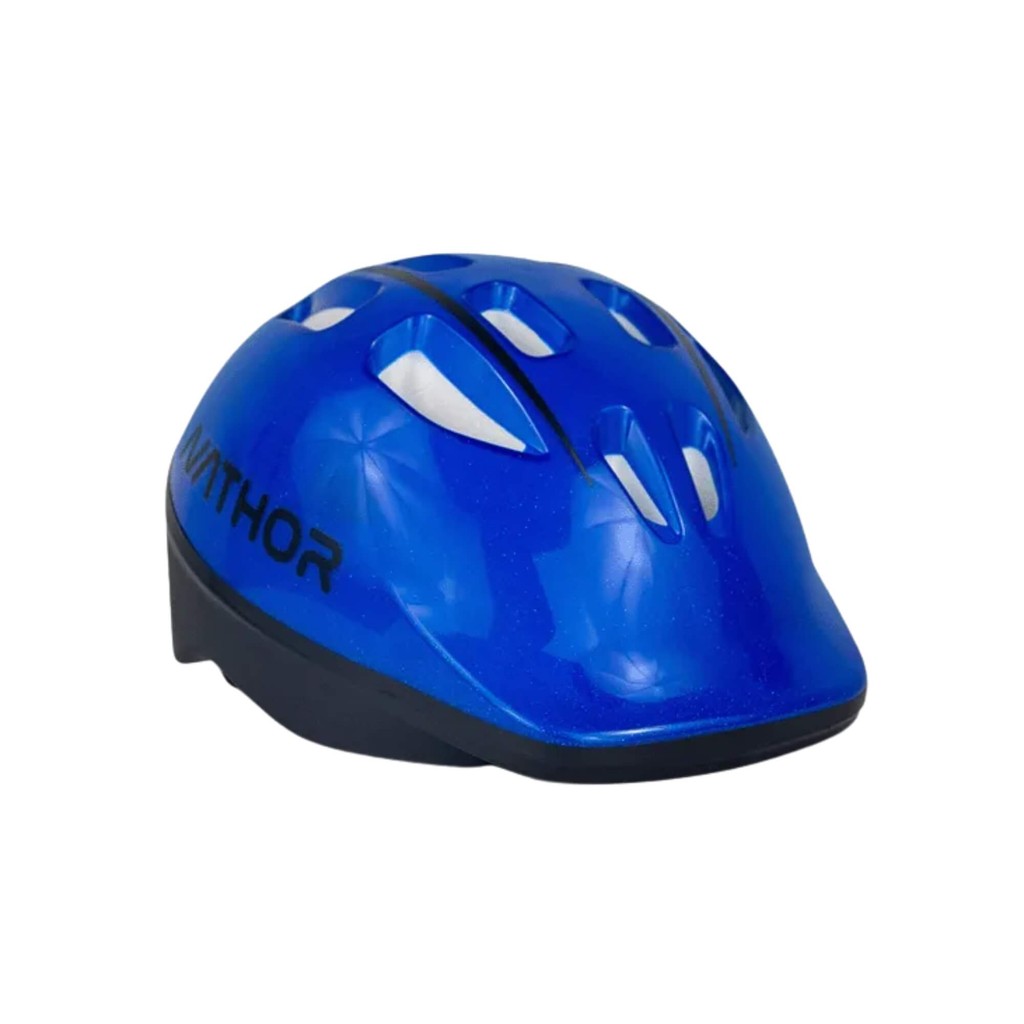 Capacete Infantil Azul Escuro Nathor - 100810160001 0005 em Oferta na Shopee