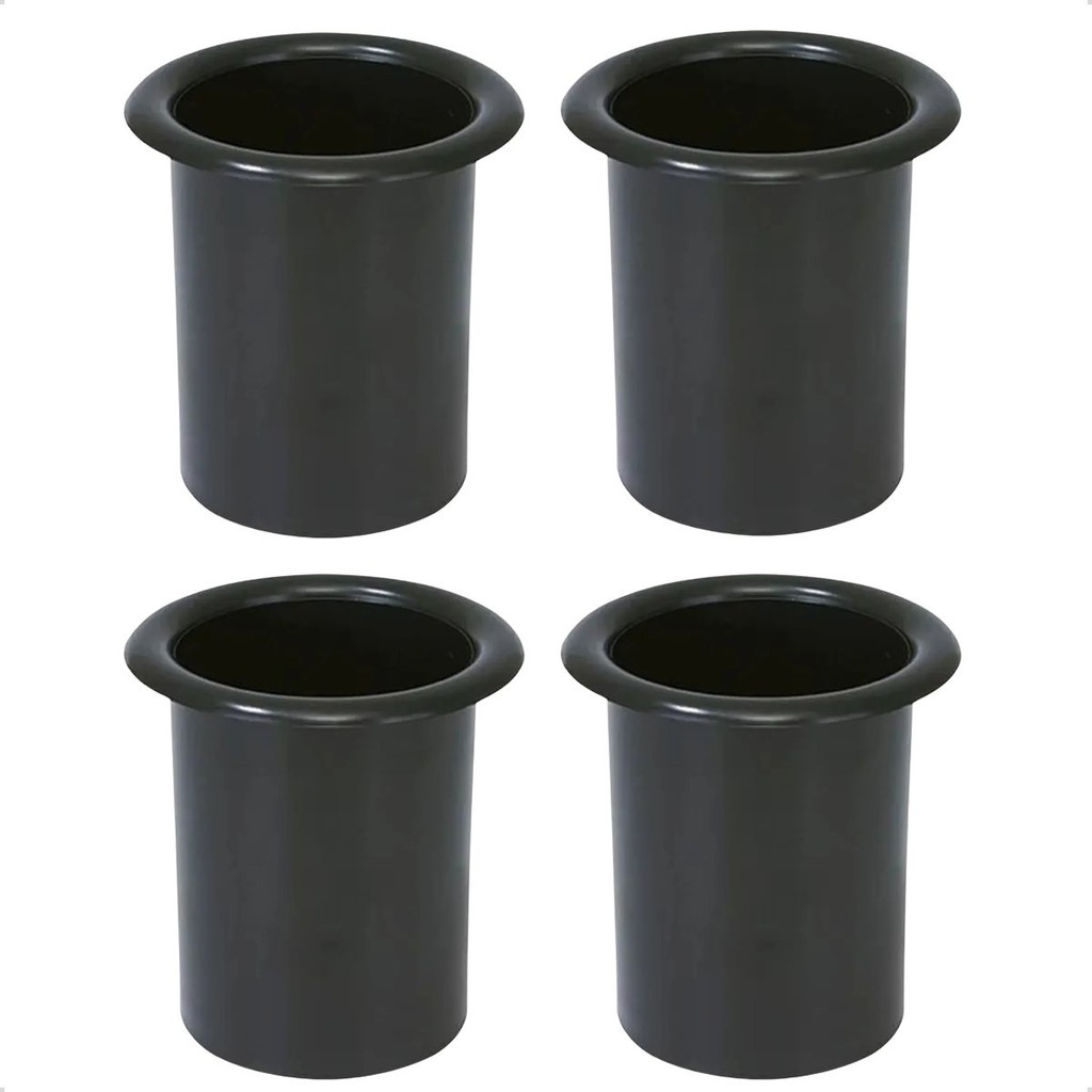 Kit 4 Aerodutos Com 2 Polegadas Para Caixa Acústica De Som Automotivo Som Alta Qualidade Profissional
