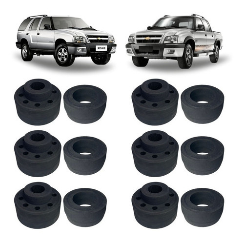 Kit Coxim Cabine Completo Lonado 12pc S10 Blazer 1995 A 2011 em Oferta na Shopee
