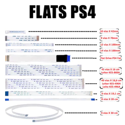 Cabos Flats Power , Drive, Leitores Compatíveis com PS4
