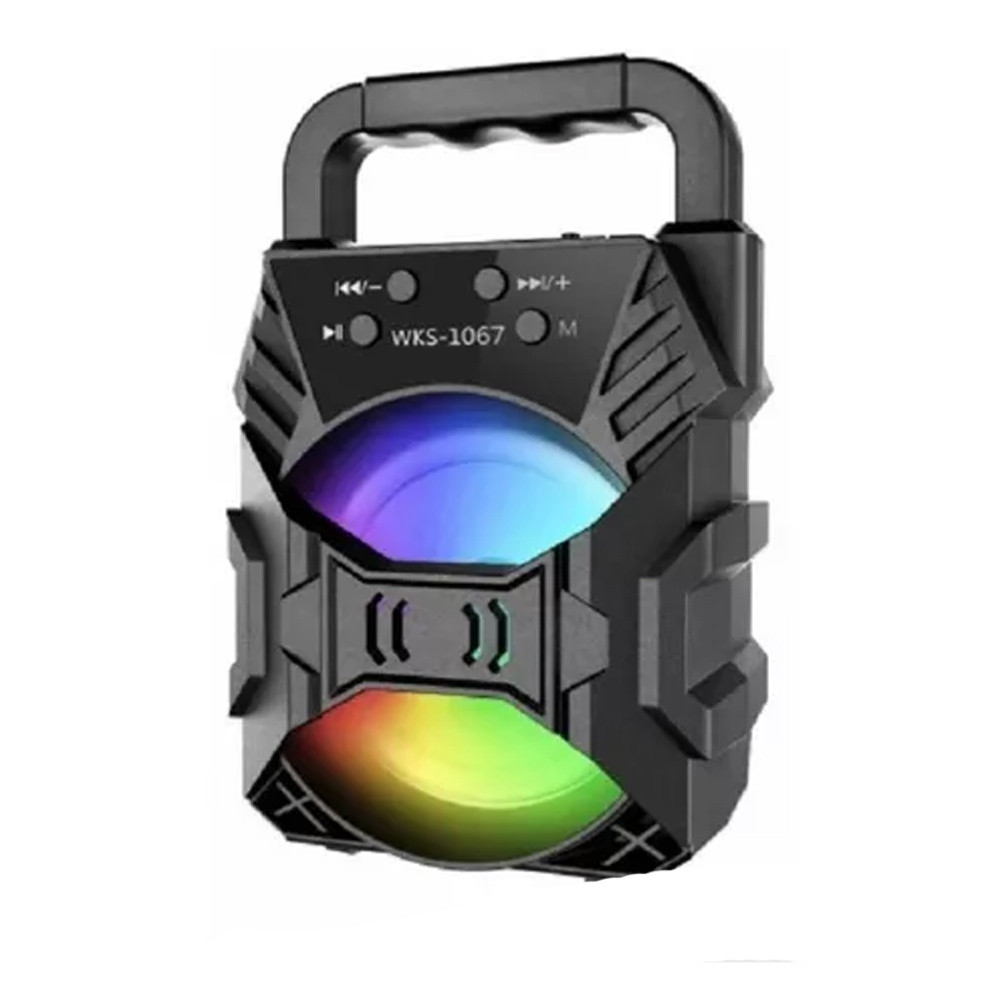 CAIXINHA DE SOM PORTATIL BLUETOOTH WIRELESS SPEAKER WKS-1067 - Audio
