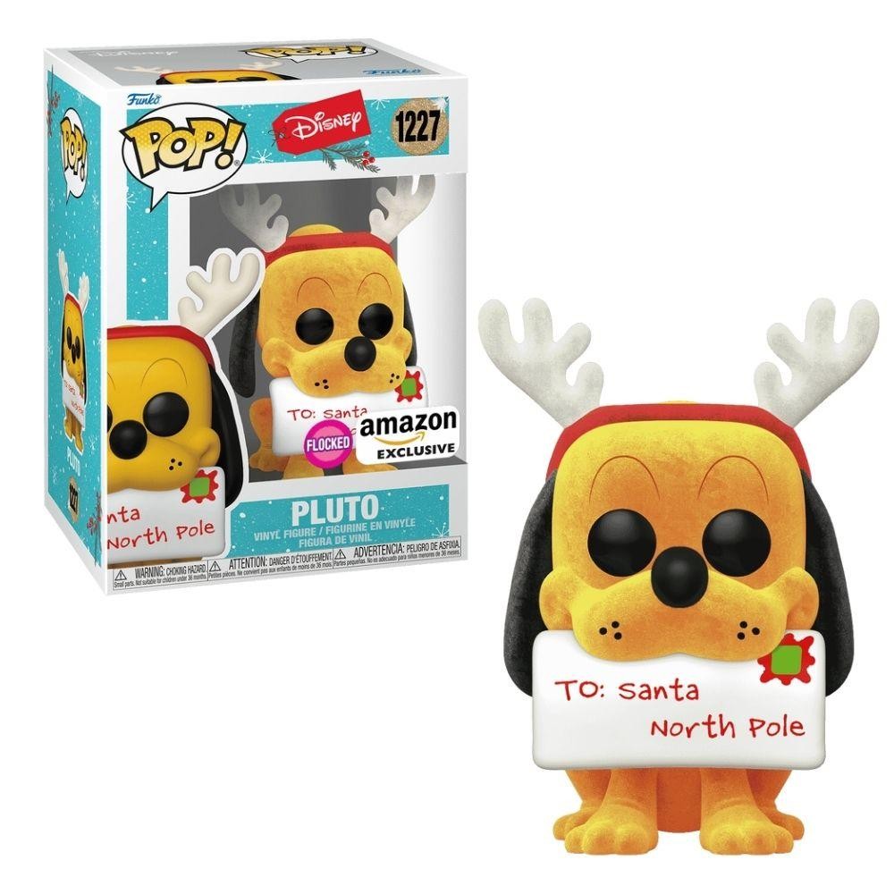Boneco Funko POP! Disney Holiday Pluto (Flocked) em Oferta na Shopee