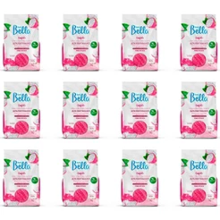 Kit 12 Unidades Cera Quente Depilatória Depil Bella Confete Alta Performance Pink Pitaya 1kg