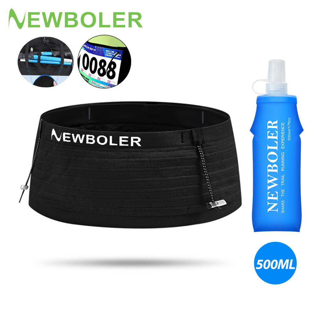 NEWBOLER Grande Capacidade Correndo Cinto Hidratação Respirável Pacote De Cintura Alta Elástica Multifuncional Para Jogg em Oferta na Shopee