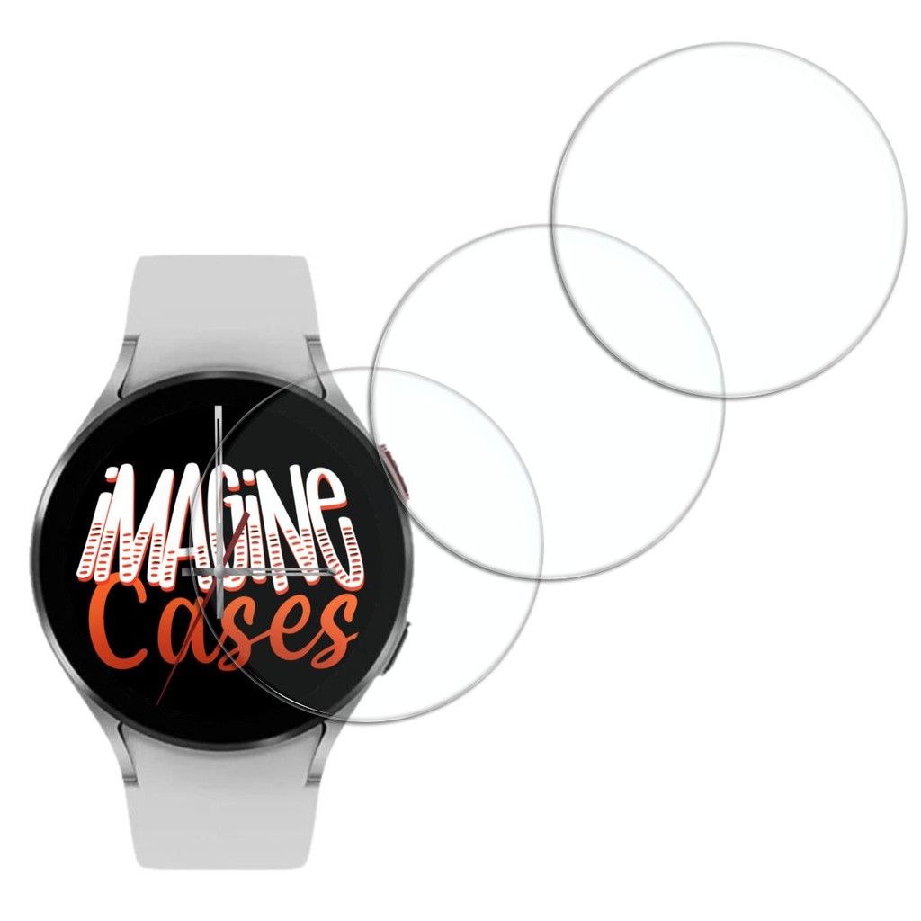Kit 3x Película De Vidro para Smartwatch Galaxy Watch 4 40mm